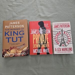 The Murder of King Tut Private Down Under & The Postcard Killers James Patterson